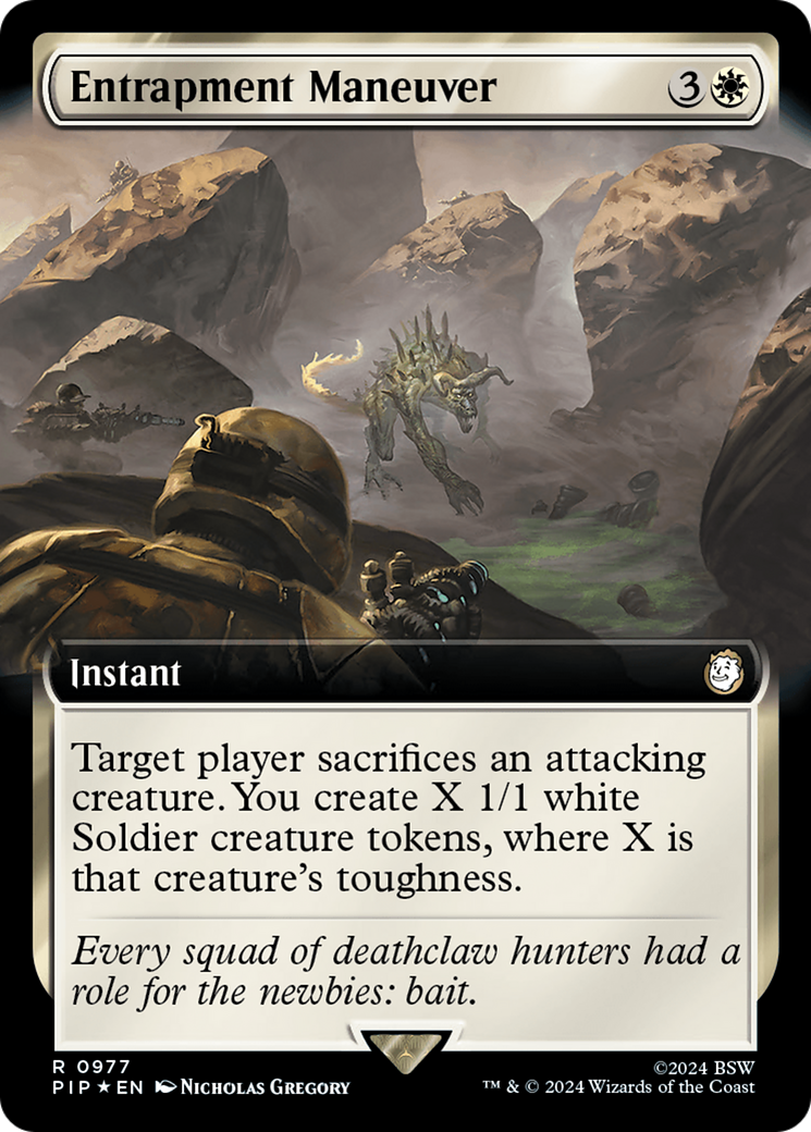 Entrapment Maneuver (Extended Art) (Surge Foil) [Fallout] | Exor Games Truro