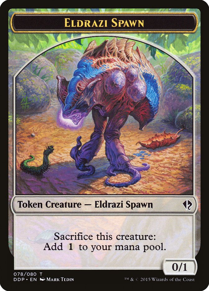 Eldrazi Spawn Token (078/080) [Duel Decks: Zendikar vs. Eldrazi] | Exor Games Truro