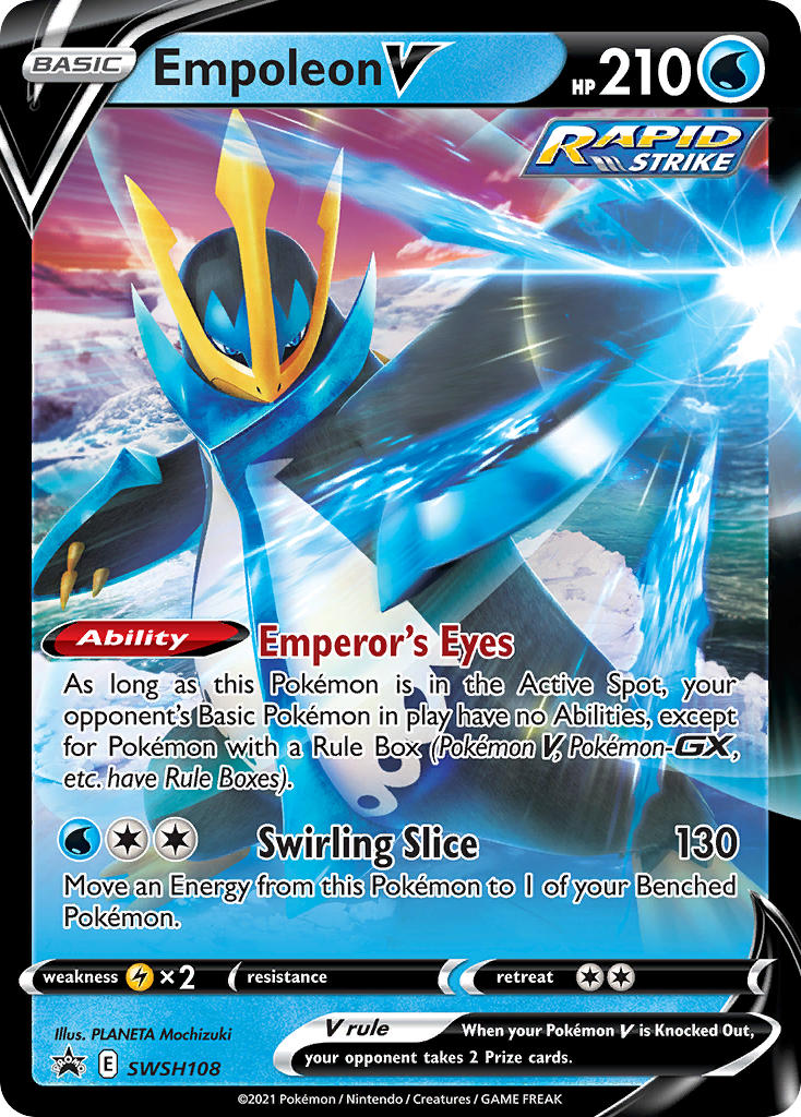 Empoleon V (SWSH108) [Sword & Shield: Black Star Promos] | Exor Games Truro