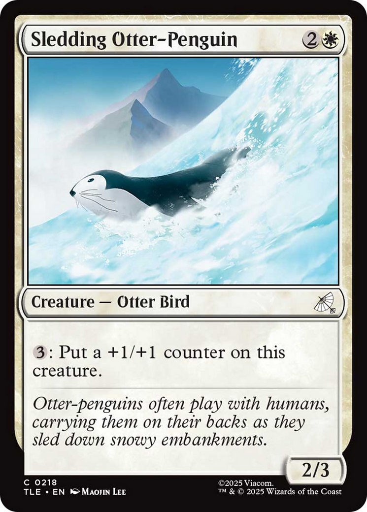 Sledding Otter-Penguin [Avatar: The Last Airbender: Eternal-Legal] | Exor Games Truro
