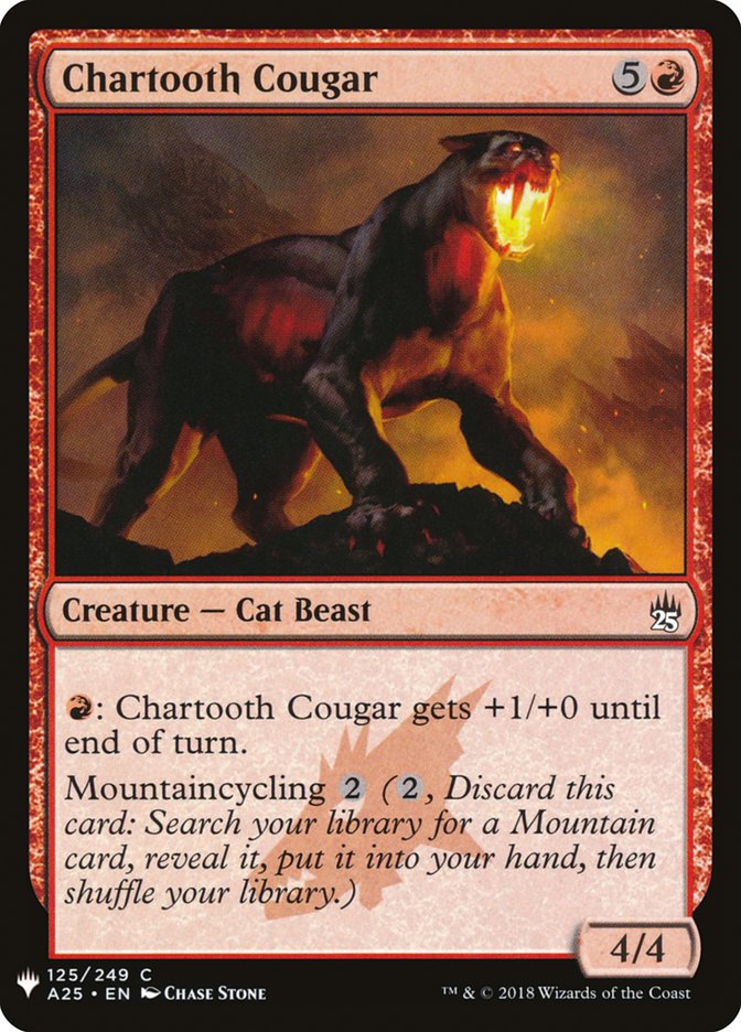 Chartooth Cougar [Mystery Booster] | Exor Games Truro
