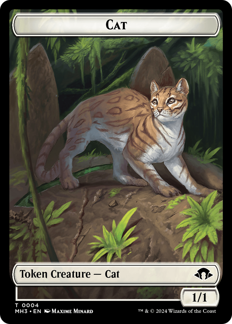 Cat Token [Modern Horizons 3 Tokens] | Exor Games Truro