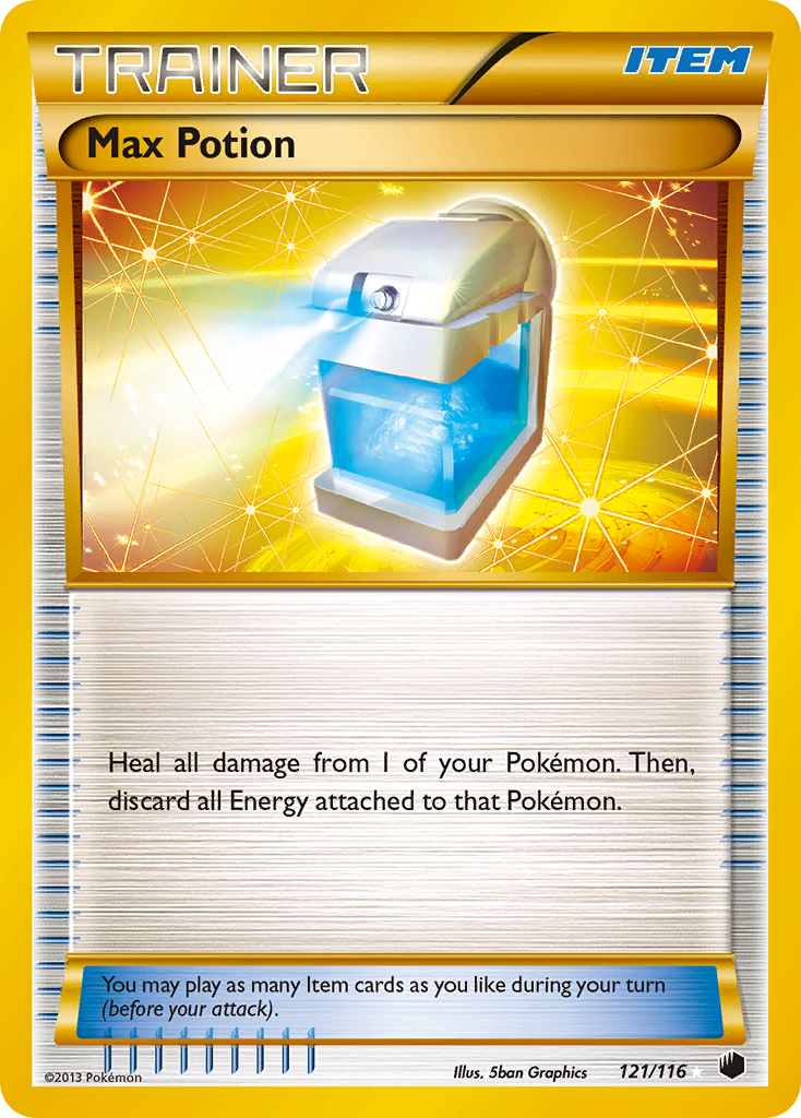 Max Potion (121/116) [Black & White: Plasma Freeze] | Exor Games Truro