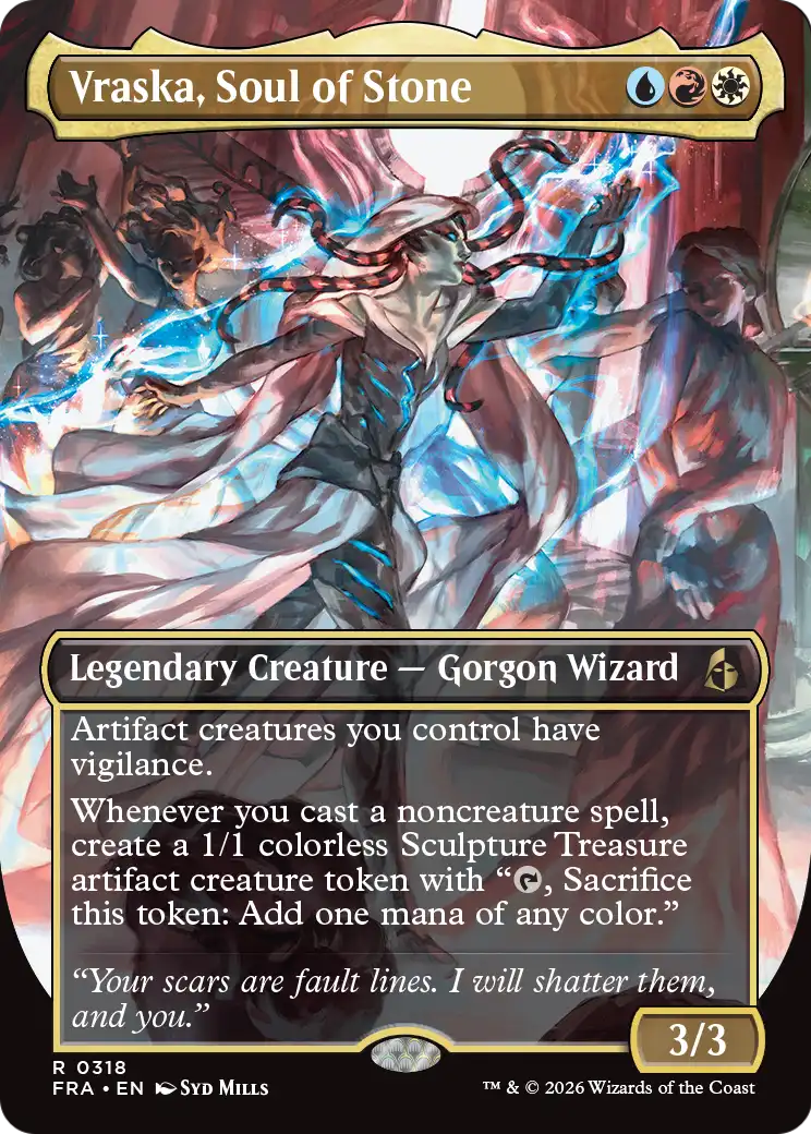 Vraska, Soul of Stone (Borderless) [Reality Fracture] | Exor Games Truro