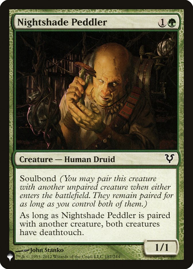 Nightshade Peddler [The List] | Exor Games Truro