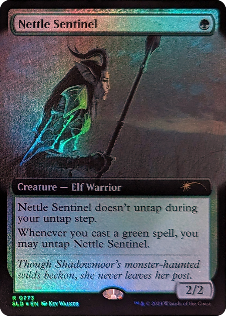 Nettle Sentinel (Extended Art) [Secret Lair Drop Series] | Exor Games Truro