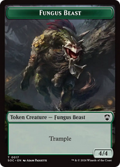 Goat // Fungus Beast Double-Sided Token [Secrets of Strixhaven Commander Tokens] | Exor Games Truro