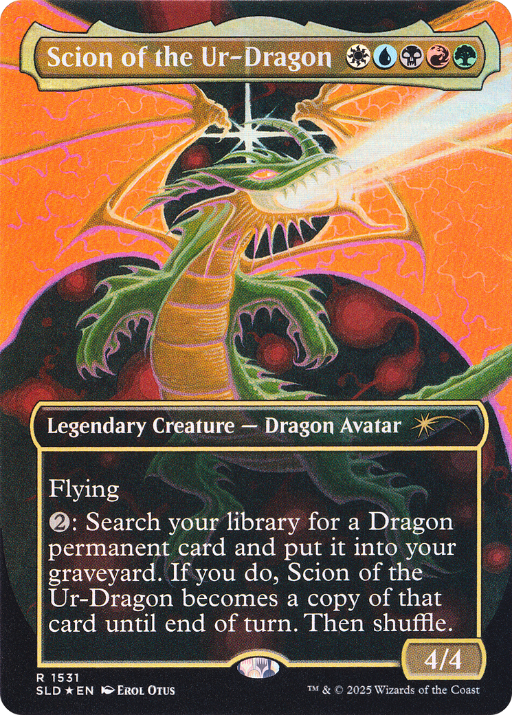 Scion of the Ur-Dragon (Rainbow Foil) [Secret Lair Drop Series] | Exor Games Truro