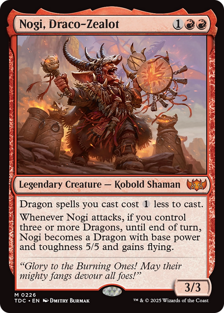 Nogi, Draco-Zealot [Tarkir: Dragonstorm Commander] | Exor Games Truro