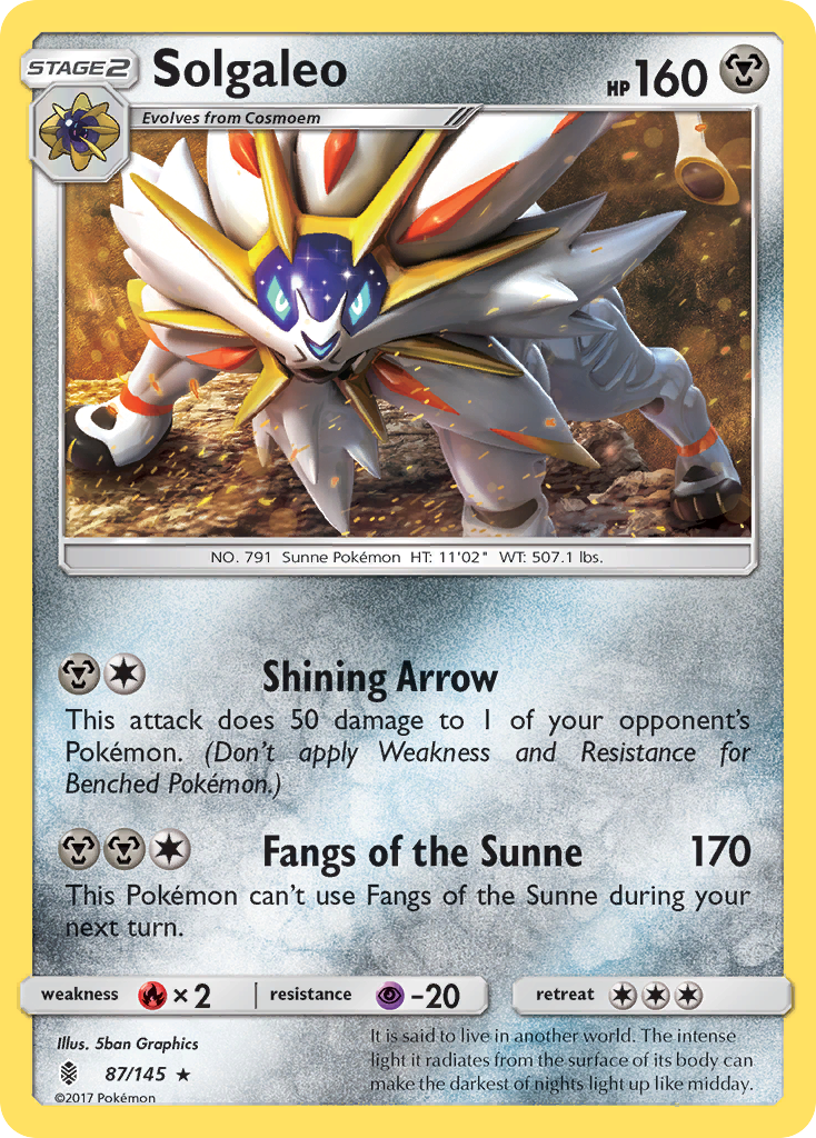 Solgaleo (87/145) [Sun & Moon: Guardians Rising] | Exor Games Truro