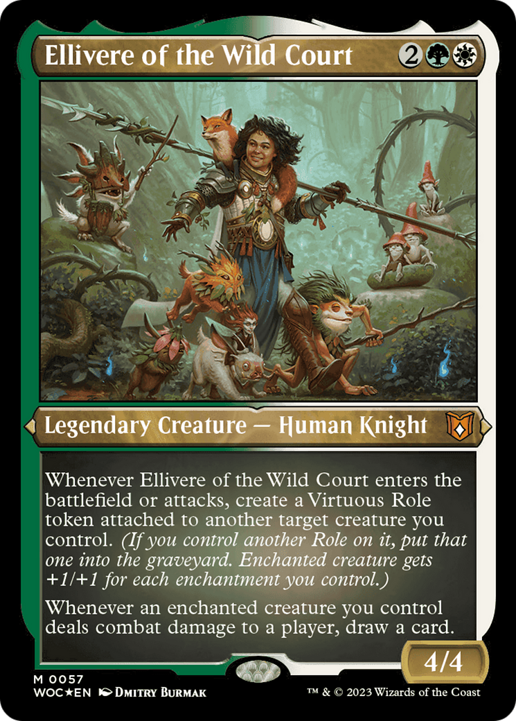 Ellivere of the Wild Court (Display Commander) [Wilds of Eldraine Commander] | Exor Games Truro