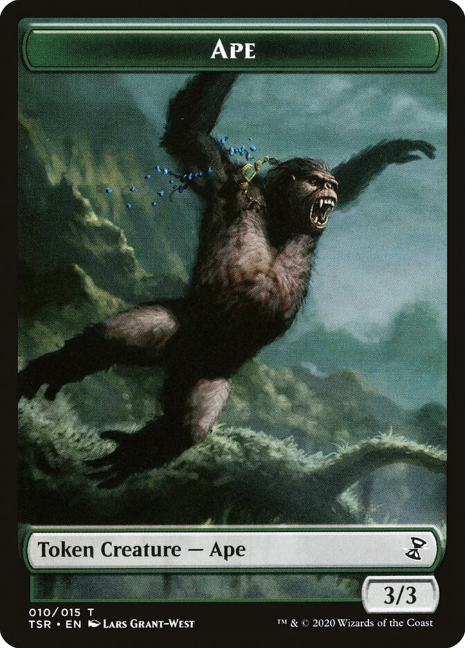 Angel // Ape Double-Sided Token [Double Masters Tokens] | Exor Games Truro