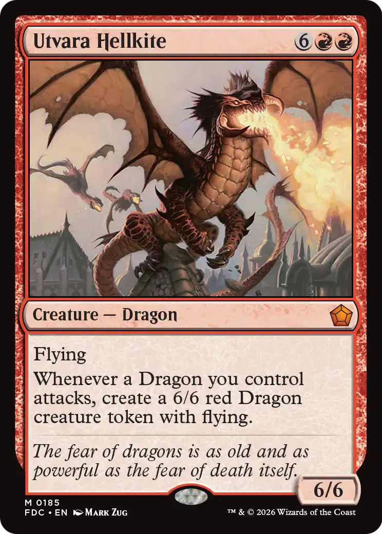 Utvara Hellkite [Foundations Commander] | Exor Games Truro