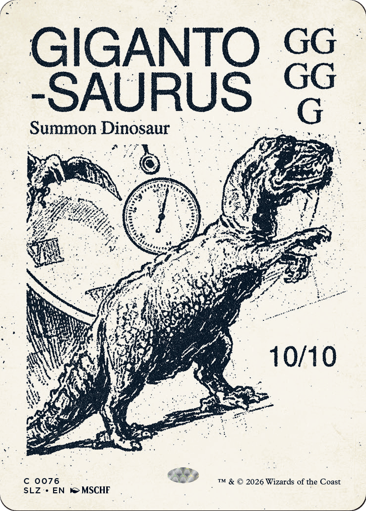 Gigantosaurus (0076) [Secret Lair x MSCHF: The Zeta Set] | Exor Games Truro