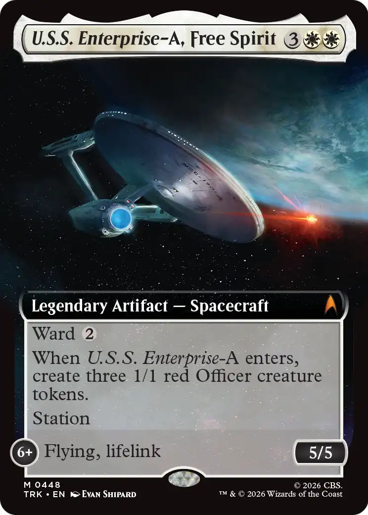 U.S.S. Enterprise-A, Free Spirit (Extended Art) [Star Trek] | Exor Games Truro