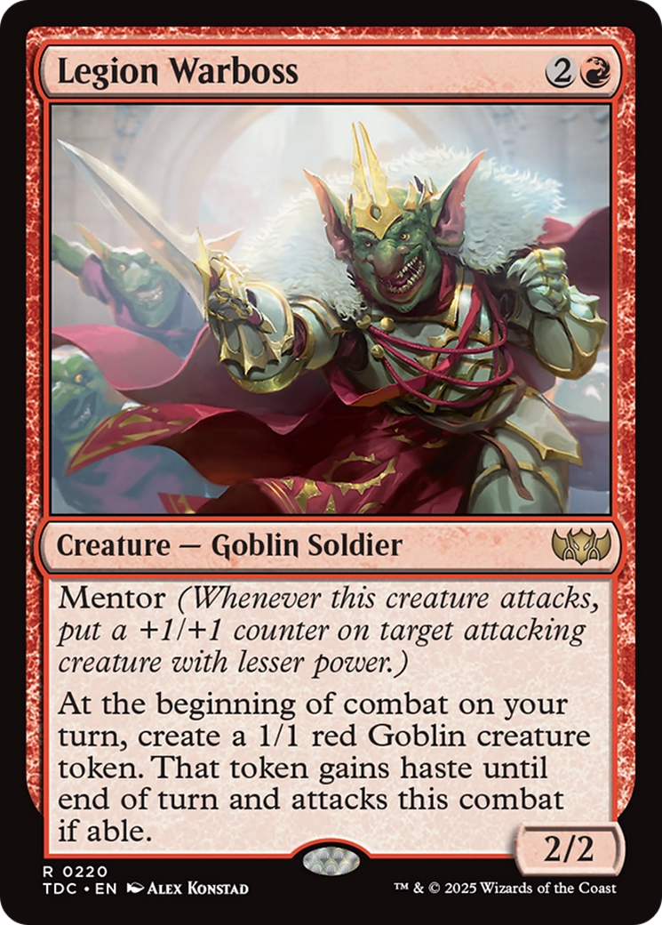 Legion Warboss [Tarkir: Dragonstorm Commander] | Exor Games Truro