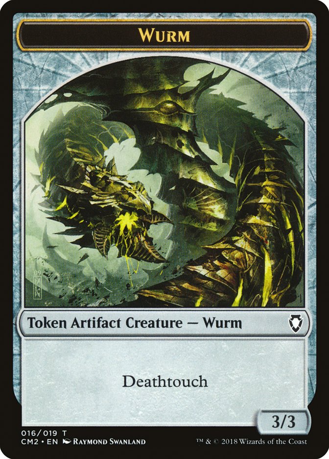 Wurm Token (016/019) [Commander Anthology Volume II Tokens] | Exor Games Truro