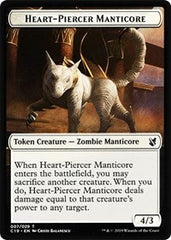 Heart-Piercer Manticore // Dragon Double-Sided Token [Commander 2019 Tokens] | Exor Games Truro