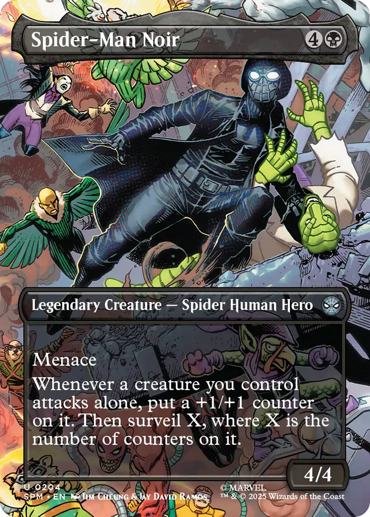 Spider-Man Noir (Borderless) [Marvel's Spider-Man] | Exor Games Truro