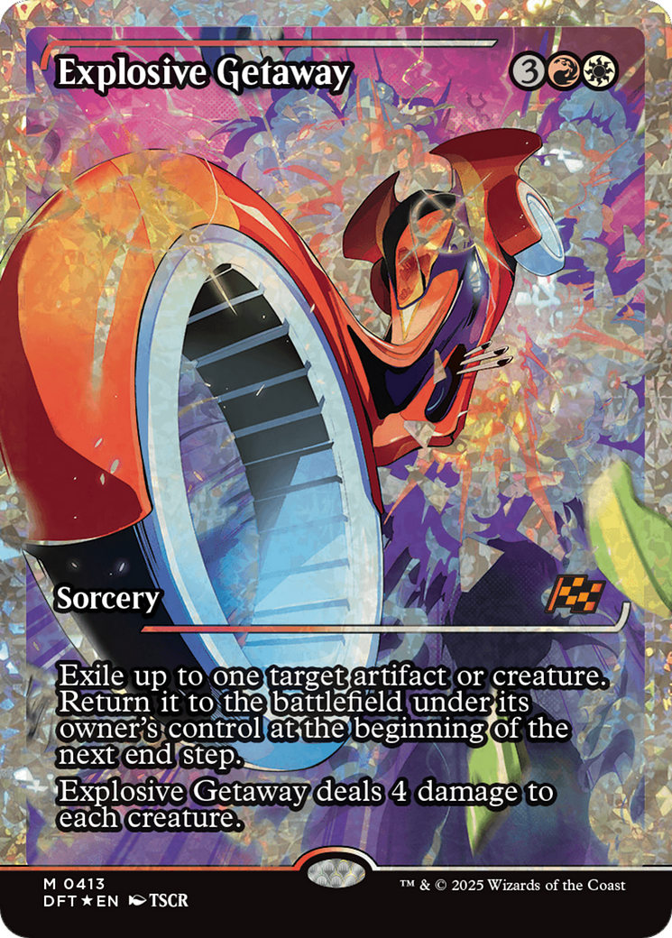 Explosive Getaway (Promo Pack) [Aetherdrift Promos] | Exor Games Truro