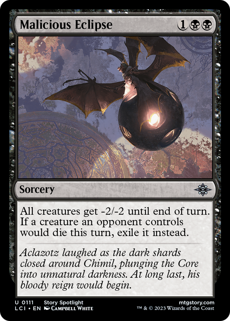 Malicious Eclipse [The Lost Caverns of Ixalan] | Exor Games Truro