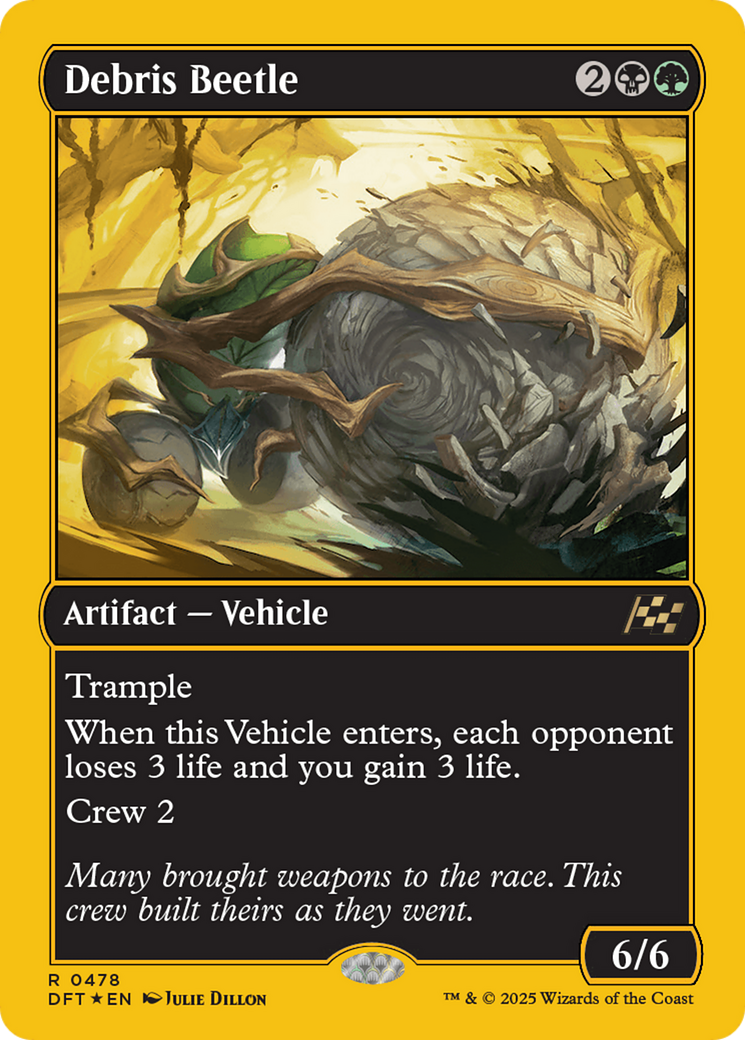 Debris Beetle (First-Place Foil) [Aetherdrift] | Exor Games Truro