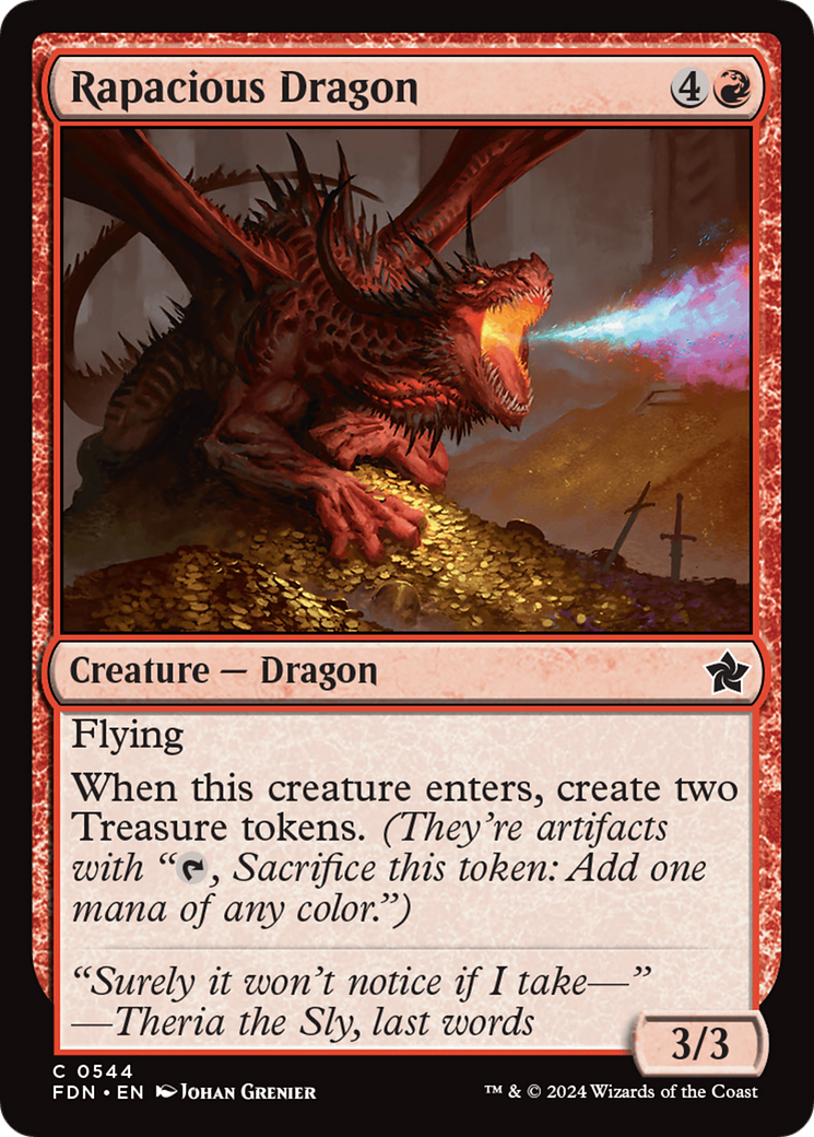 Rapacious Dragon [Foundations] | Exor Games Truro