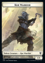 Kor Warrior // Treasure Double-Sided Token [Commander Legends: Battle for Baldur's Gate Tokens] | Exor Games Truro