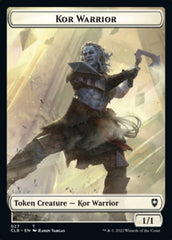 Kor Warrior // Wizard Double-Sided Token [Commander Legends: Battle for Baldur's Gate Tokens] | Exor Games Truro