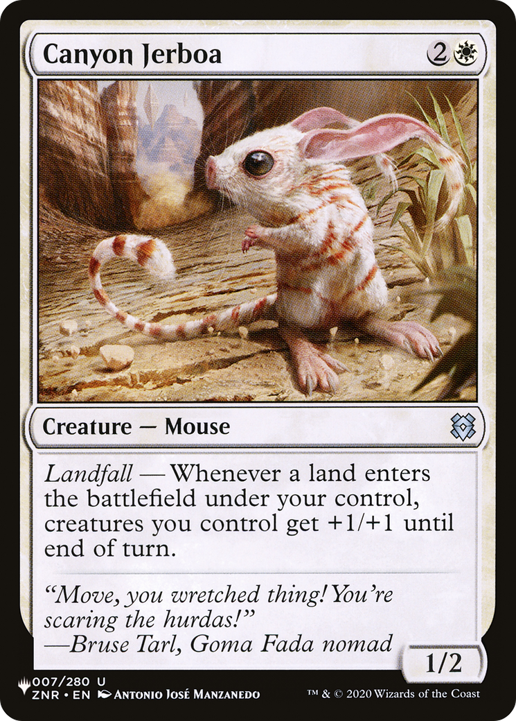 Canyon Jerboa [The List] | Exor Games Truro
