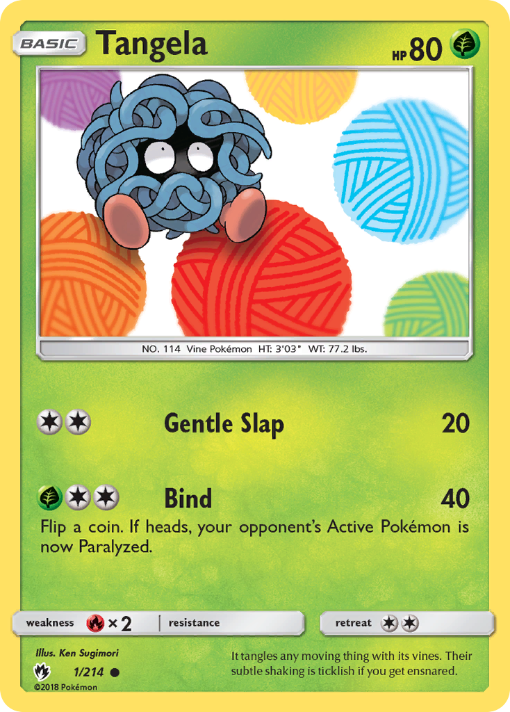 Tangela (1/214) [Sun & Moon: Lost Thunder] | Exor Games Truro