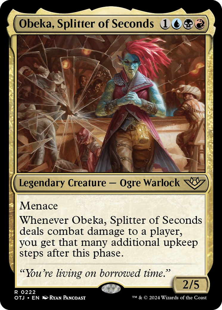 Obeka, Splitter of Seconds [Outlaws of Thunder Junction] | Exor Games Truro