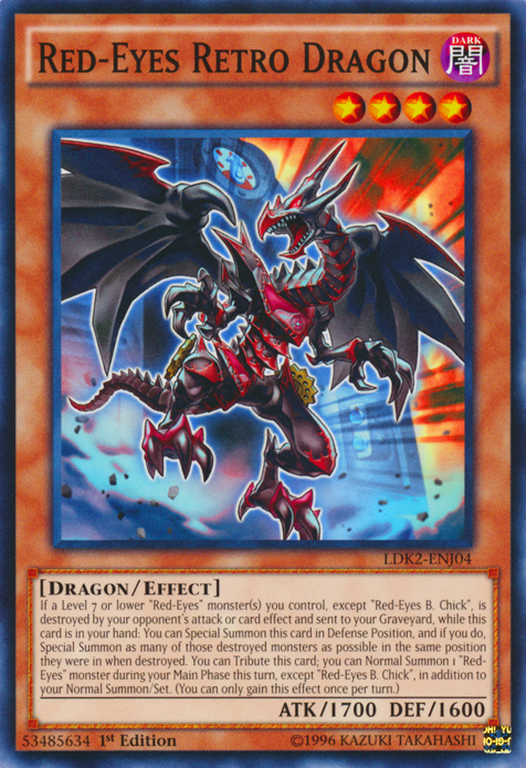 Red-Eyes Retro Dragon [LDK2-ENJ04] Common | Exor Games Truro