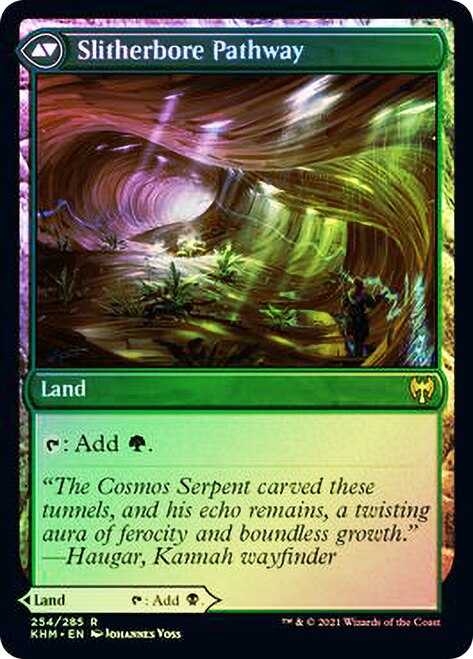 Darkbore Pathway // Slitherbore Pathway [Kaldheim Prerelease Promos] | Exor Games Truro