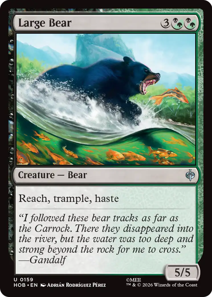 Large Bear [The Hobbit] | Exor Games Truro