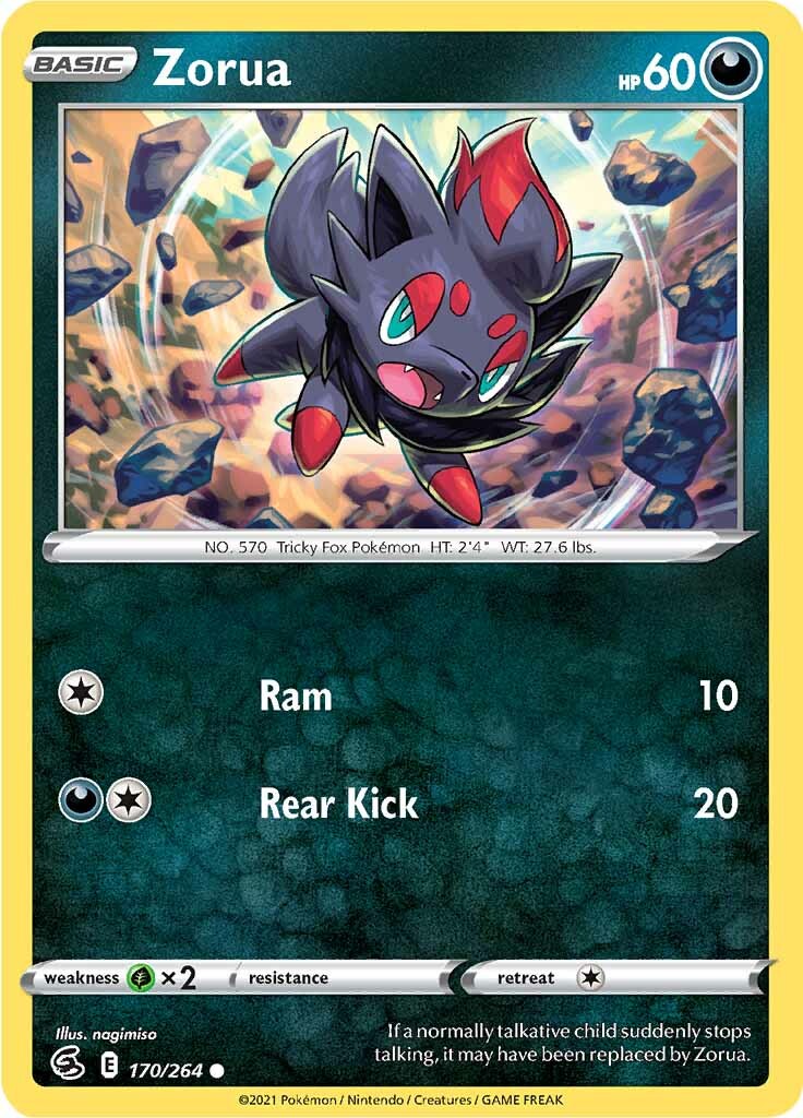 Zorua (170/264) [Sword & Shield: Fusion Strike] | Exor Games Truro