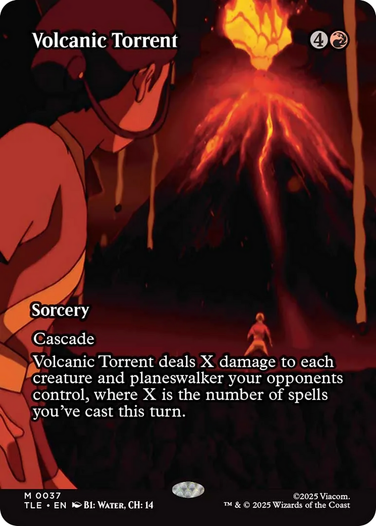 Volcanic Torrent (Borderless) [Avatar: The Last Airbender: Eternal-Legal] | Exor Games Truro