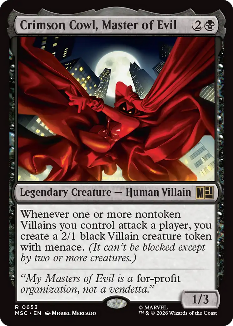 Crimson Cowl, Master of Evil [Marvel Super Heroes Commander] | Exor Games Truro