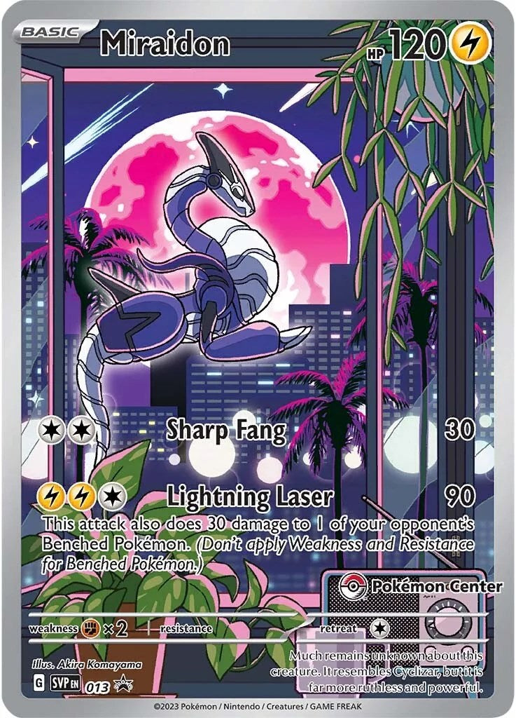 Miraidon (013) (Pokemon Center Exclusive) [Scarlet & Violet: Black Star Promos] | Exor Games Truro