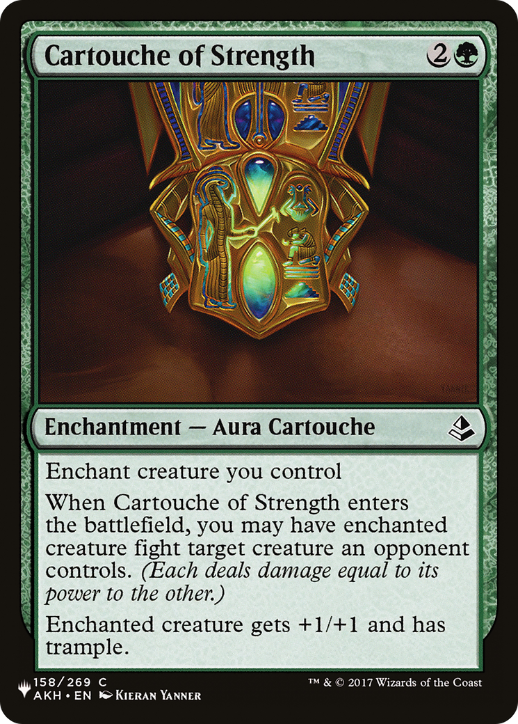 Cartouche of Strength [The List Reprints] | Exor Games Truro