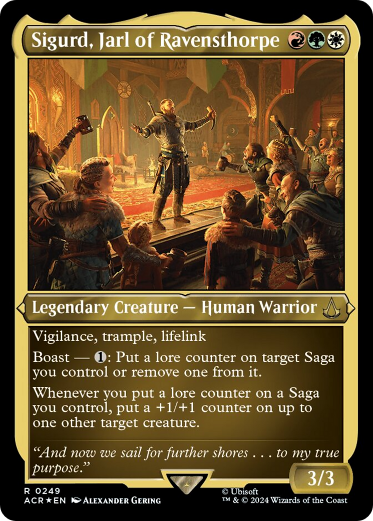 Sigurd, Jarl of Ravensthorpe (Foil Etched) [Assassin's Creed] | Exor Games Truro