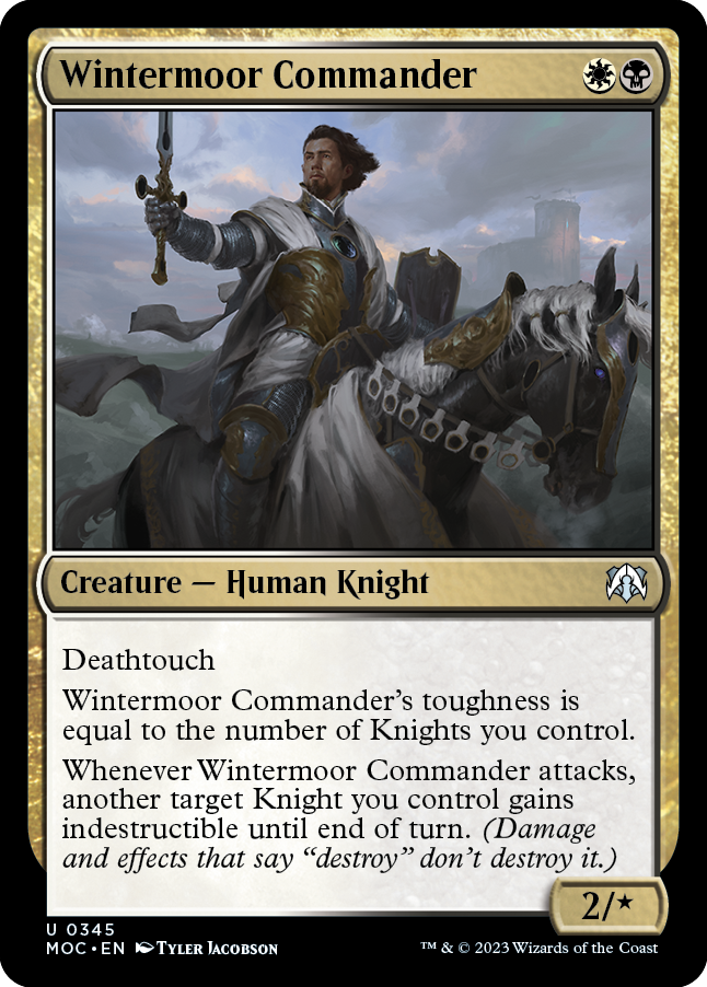 Wintermoor Commander [March of the Machine Commander] | Exor Games Truro