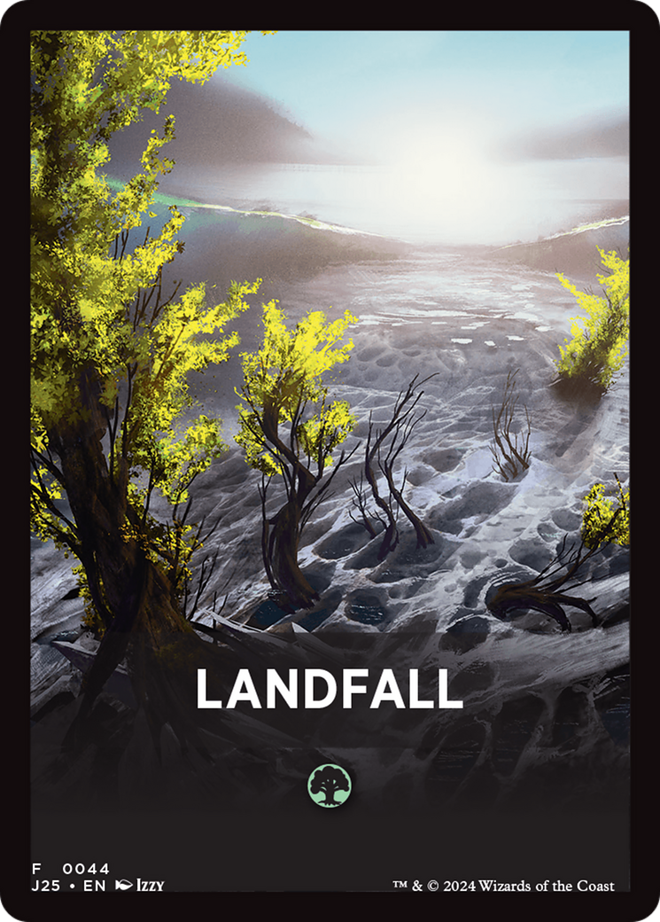 Landfall Theme Card [Foundations Jumpstart Front Cards] | Exor Games Truro