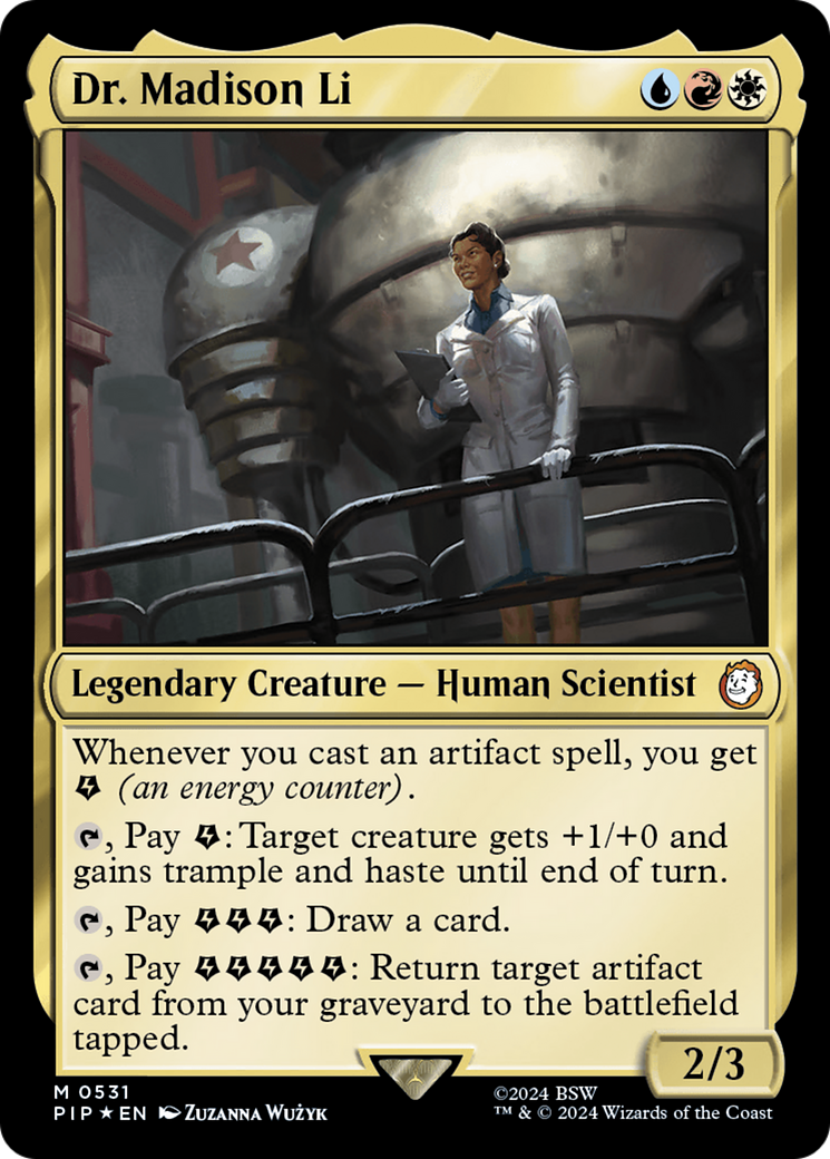 Dr. Madison Li (Surge Foil) [Fallout] | Exor Games Truro