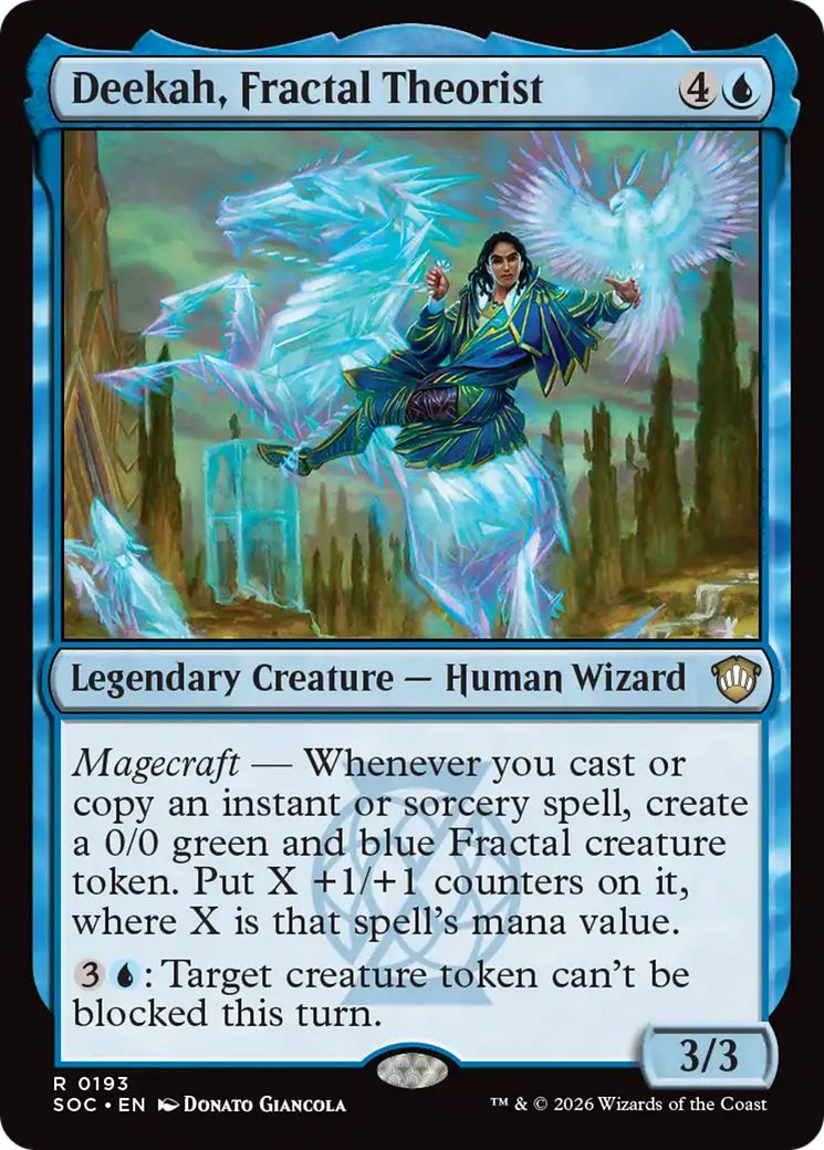 Deekah, Fractal Theorist [Secrets of Strixhaven Commander] | Exor Games Truro