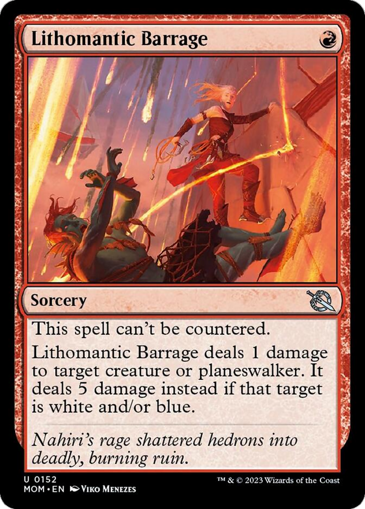 Lithomantic Barrage [March of the Machine] | Exor Games Truro