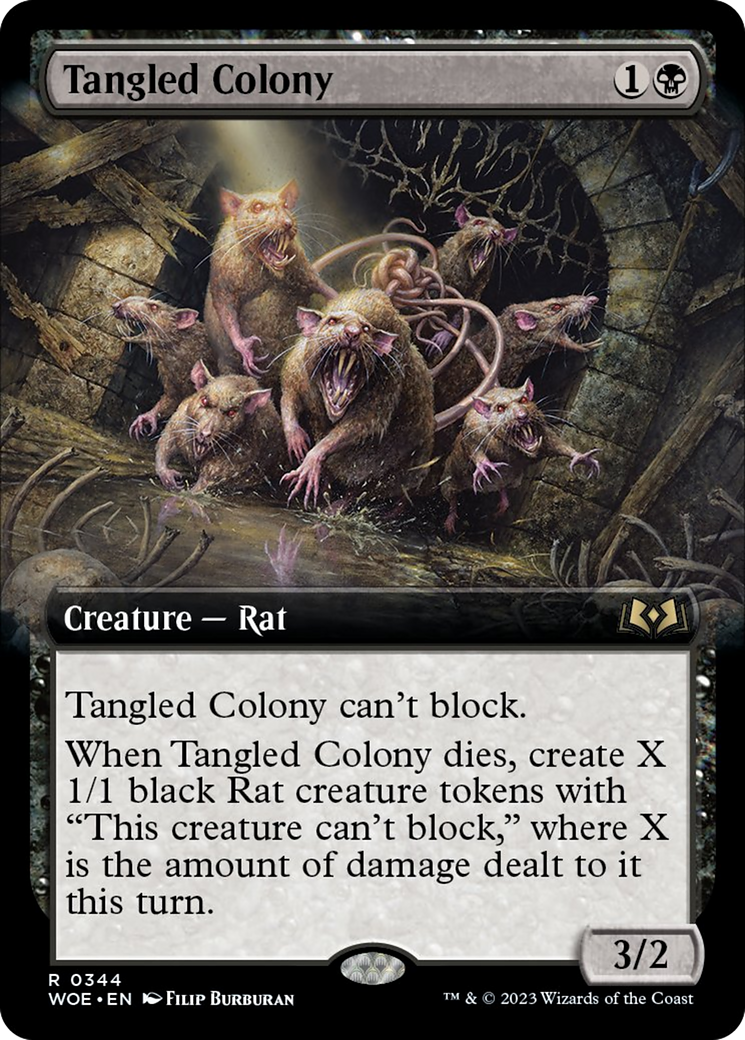 Tangled Colony (Extended Art) [Wilds of Eldraine] | Exor Games Truro