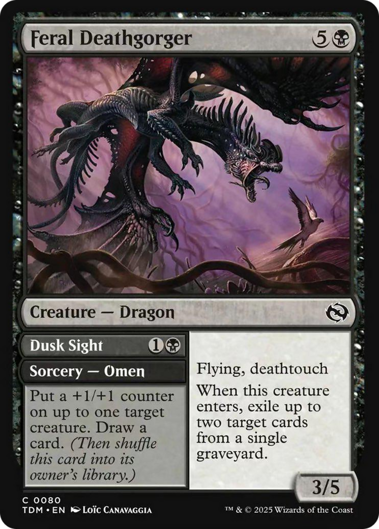 Feral Deathgorger [Tarkir: Dragonstorm] | Exor Games Truro