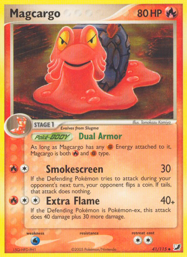 Magcargo (41/115) [EX: Unseen Forces] | Exor Games Truro
