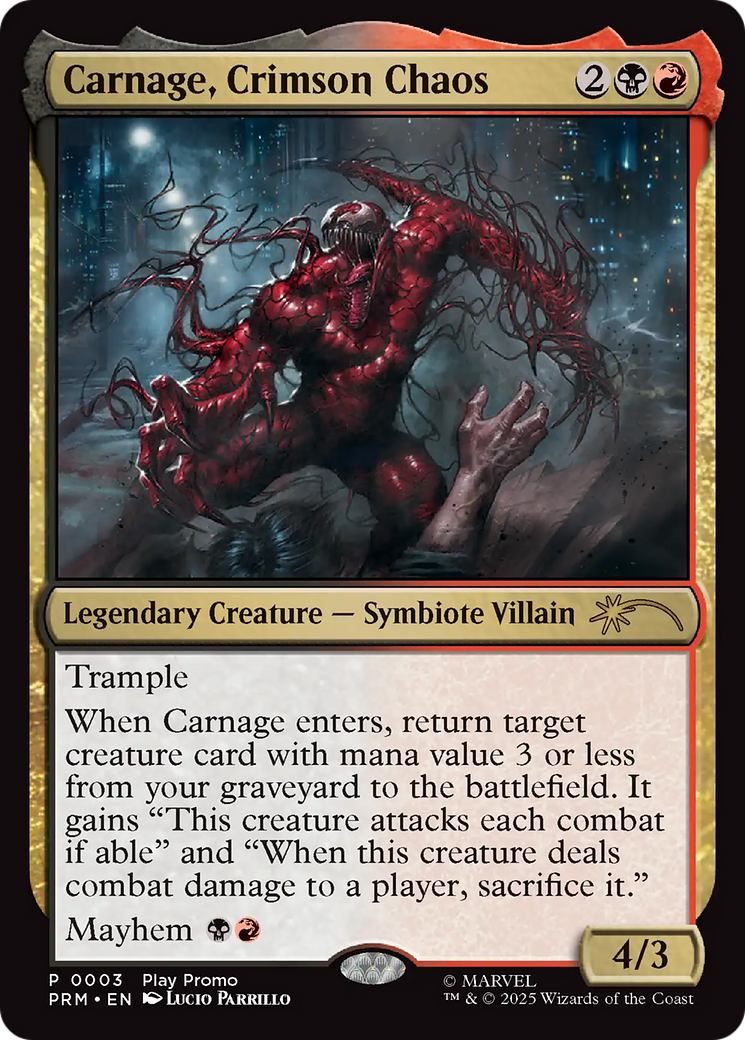 Carnage, Crimson Chaos [Wizards Play Network 2025] | Exor Games Truro